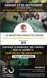 Evênement canyoning formiga Aneda