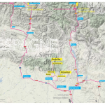 Carte de la Sierra de Guara par Le sens de l'eau
